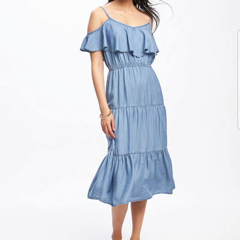 NWOT Old Navy Chambray Dress