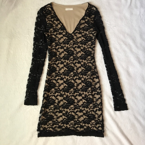 Black Lace Dress - Picture 2 of 4