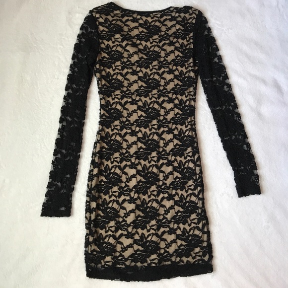 Black Lace Dress - Picture 3 of 4