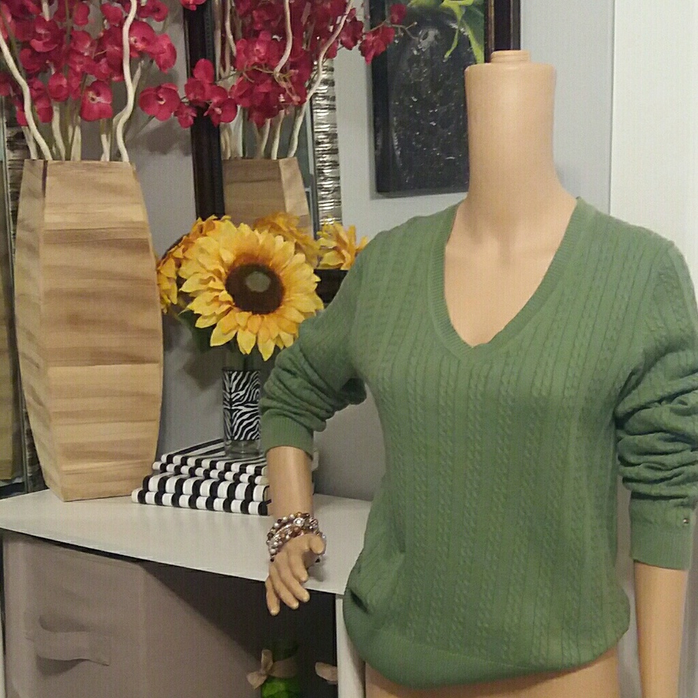 20% off 3+ items; Plush vneck sweater
