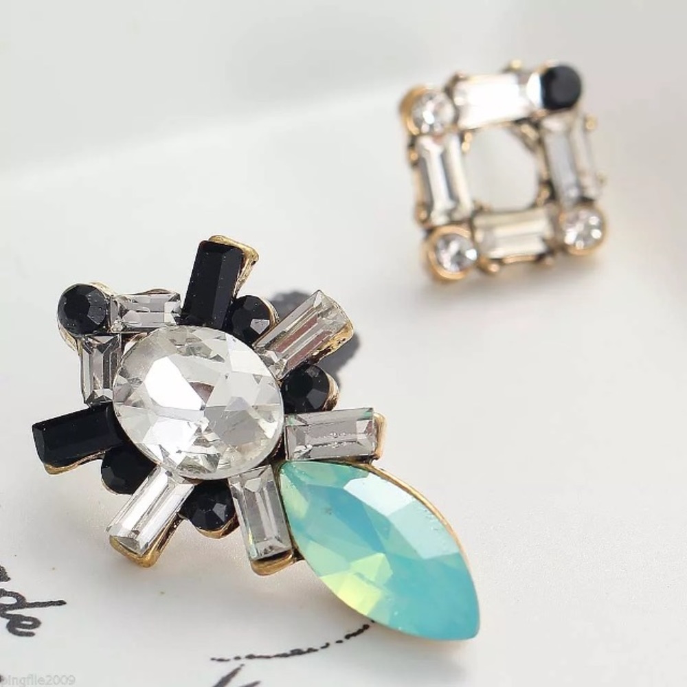 2 for $15 Elegant statement earring stud set