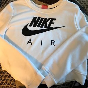 Nike Air cropped sweat shirt