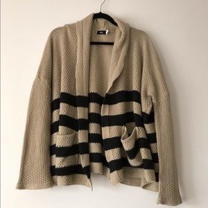 BDG Tan Stripped Sweater