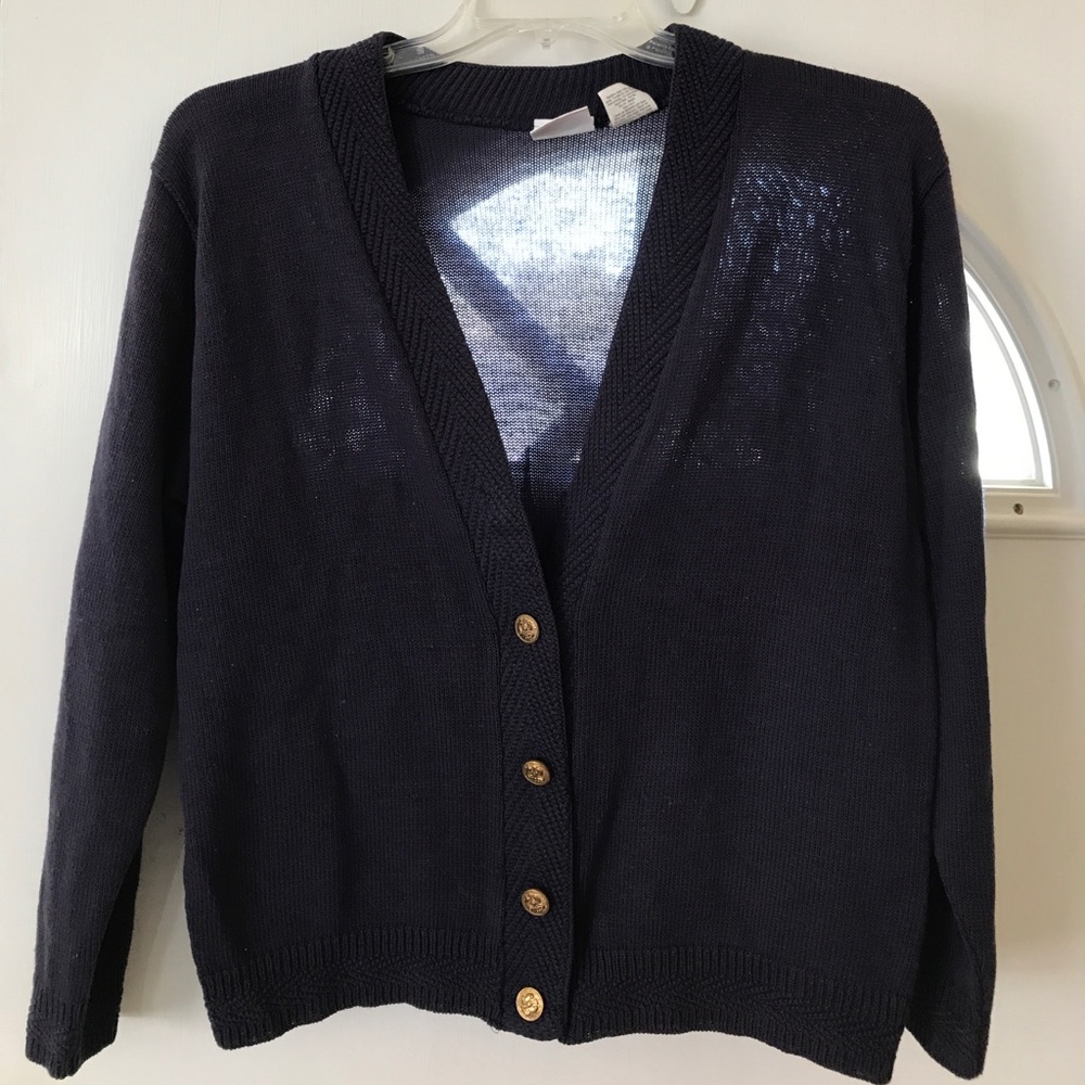 Oversized Navy Blue Sweater
