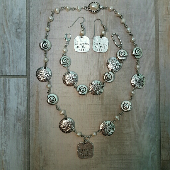 Jewelry - 3 piece dreaming of the sea jewelry set