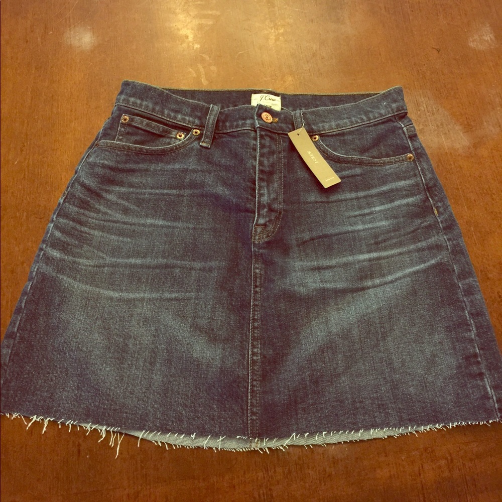 NWT J CREW denim skirt