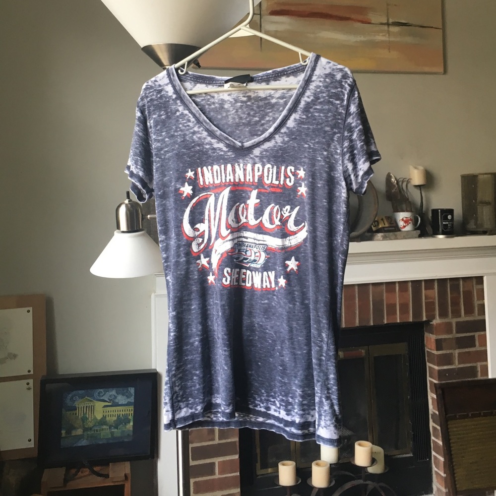 Indianapolis Motor Speedway burnout tee