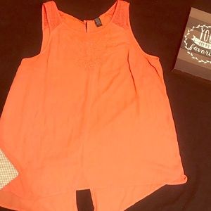 Peachy sleeveless top