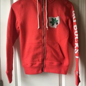 Ohio State Homage Zip-up