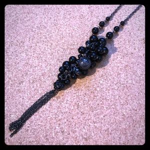 Black, beaded beauty