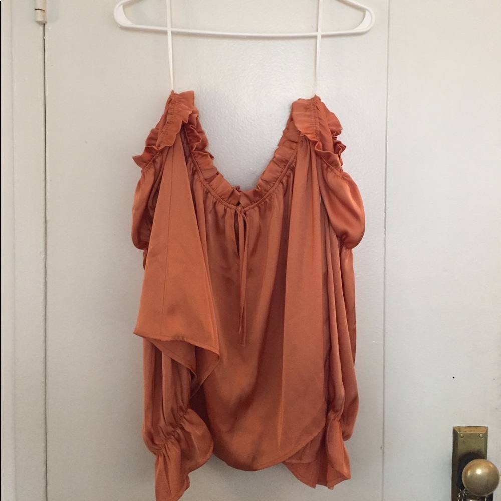 Forever21 Contemporary Open Shoulder Top