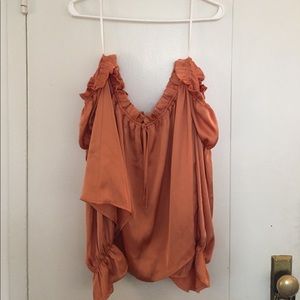 Forever21 Contemporary Open Shoulder Top