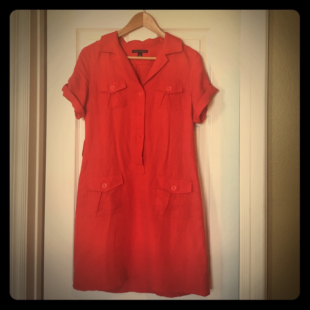 Red dress