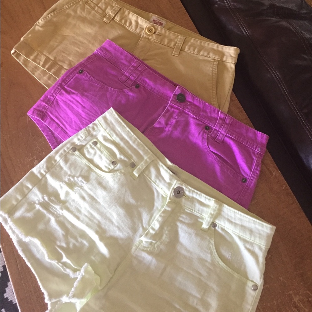 3 pairs of shorts sz 9