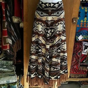 Tasha Polizzi Aztecs blanket skirt