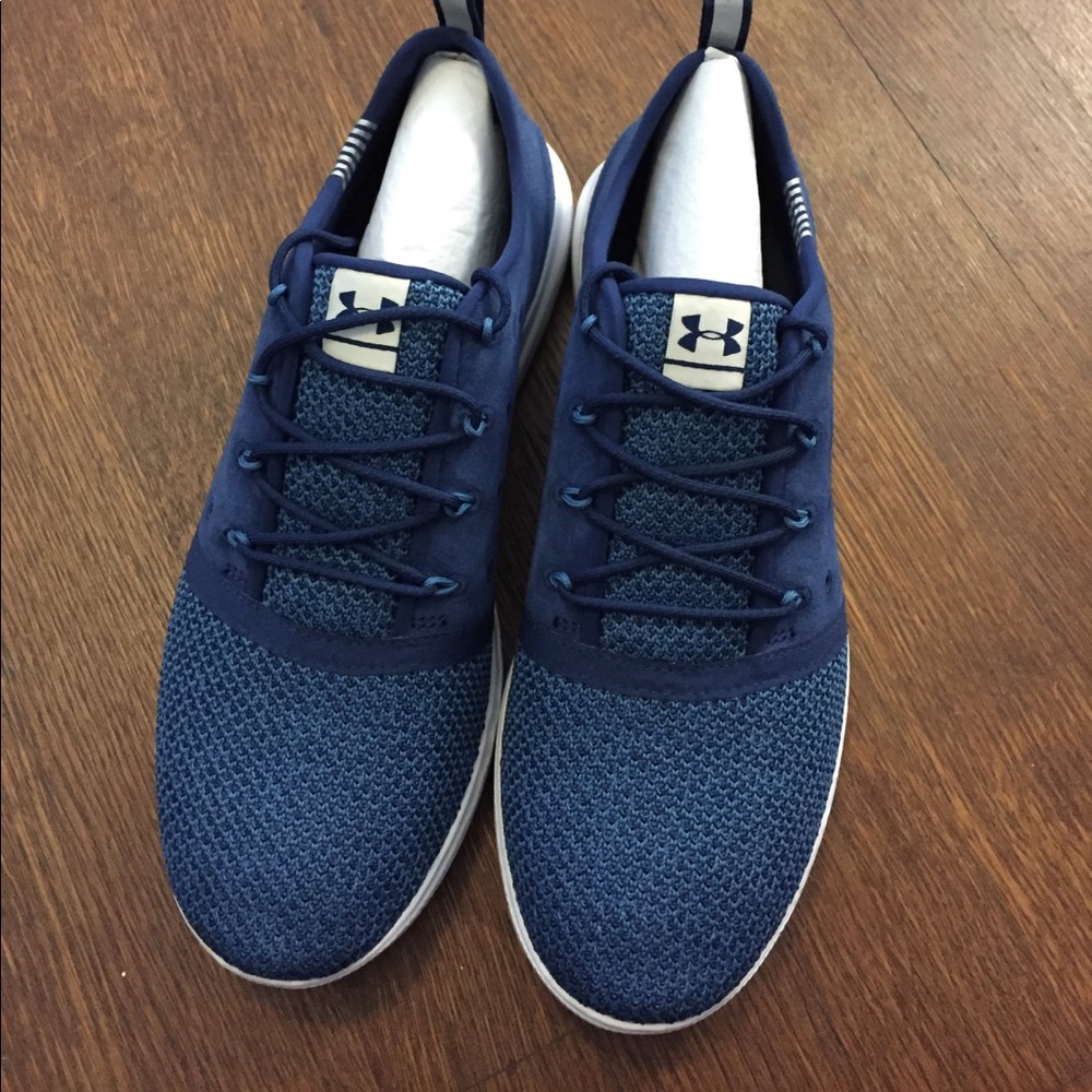 New UA W Under Armour Women Blue Shoes - Picture 3 of 5