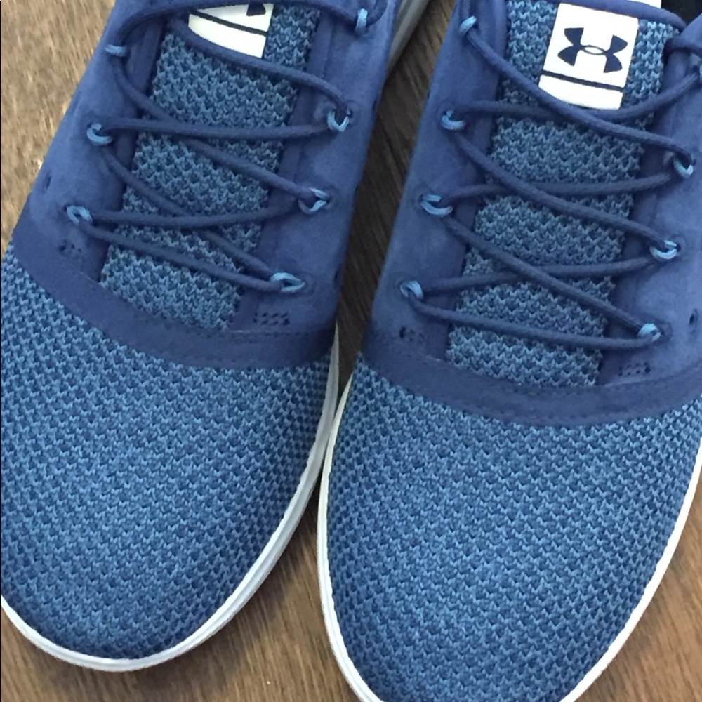 New UA W Under Armour Women Blue Shoes - Picture 4 of 5