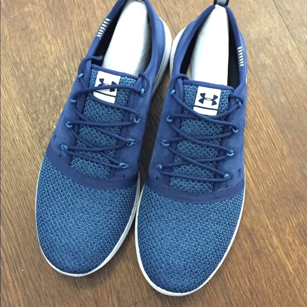 New UA W Under Armour Women Blue Shoes - Picture 5 of 5