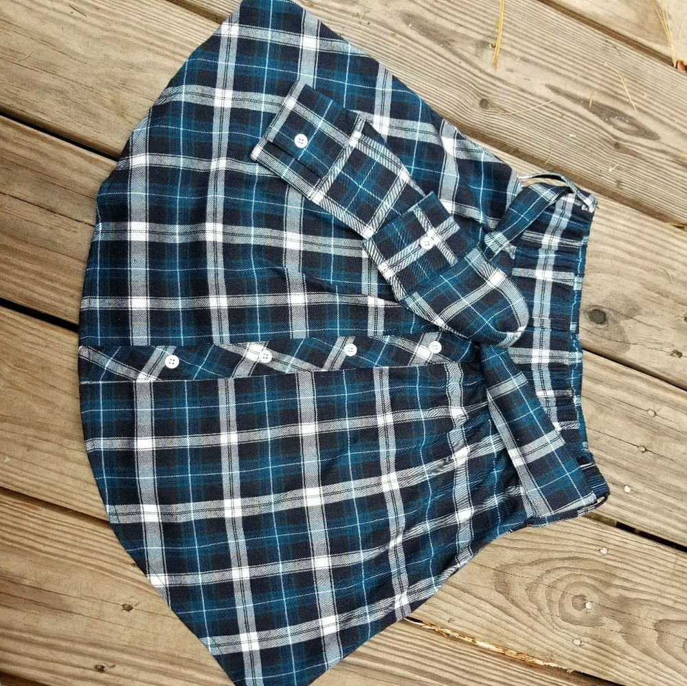 Flannel Skater Skirt