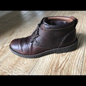 Clarks leather boots