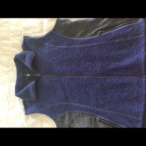 Boiled wool vest