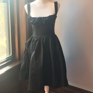 Title A black retro dress