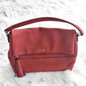 NWOT Kate Spade red pebbles leather satchel NWOT Kate Spade red pebbles leather satchel