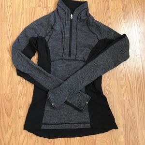 lululemon reversible 1/2 zip rulu sweater