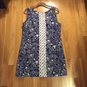 NWOT Lilly for Target blue and white dress