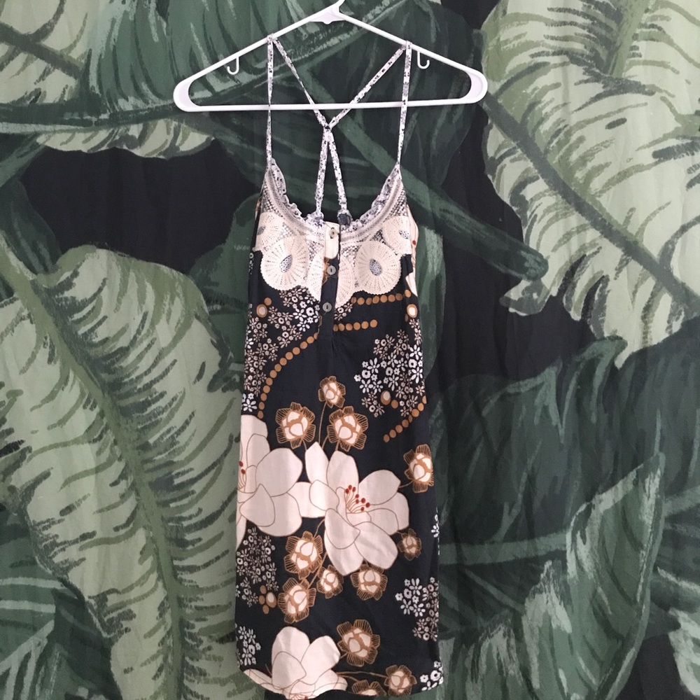 Boutique Floral Shirt With Embroidery And Sparkles