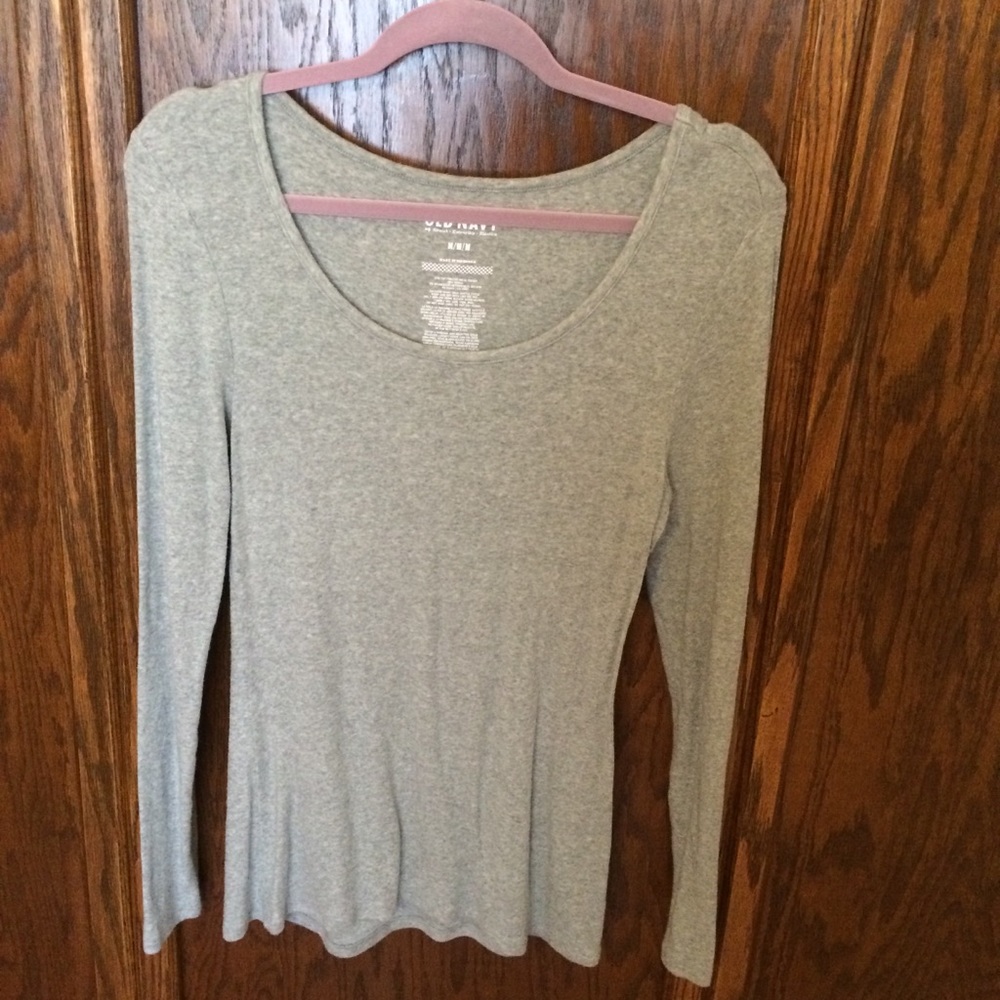 Old Navy Stretch Scoop Neck Long Sleeve Tee