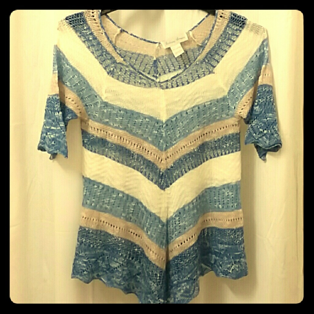 Beautiful fall knit top with free tank!