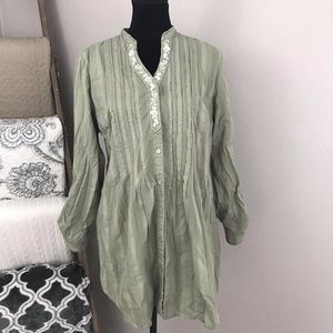 Style & Co. Button Front Tunic Blouse Size 12 Style & Co. Button Front Tunic Blouse Size 12
