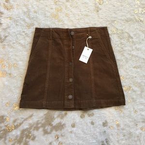 Corduroy Skirt