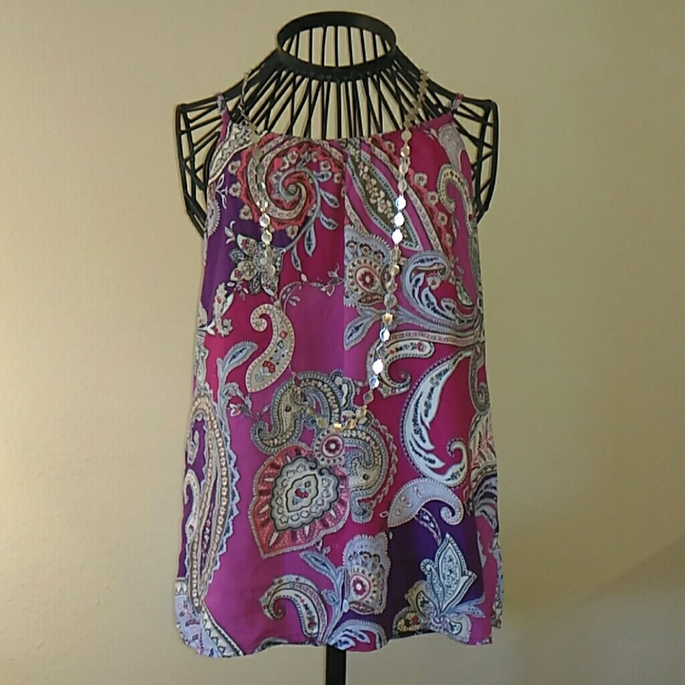 SALE Razor Back Paisley Top