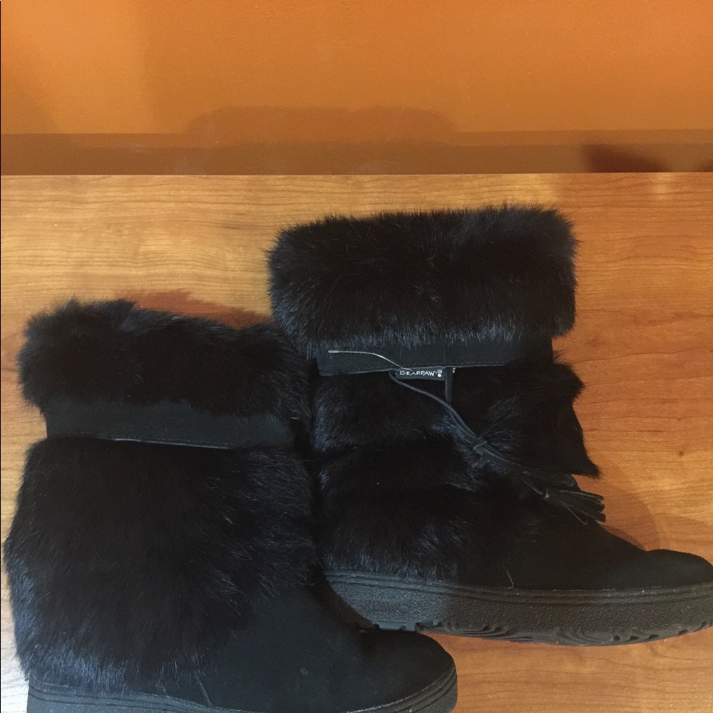 Black Fur boot