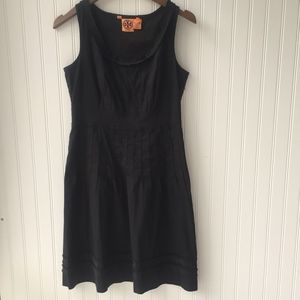 •Tory Burch• Black Pleated Dress