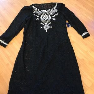 Express Lace Tribal Dress