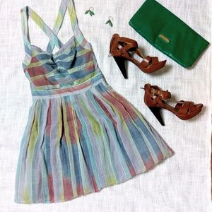 Urban Outfitters Strappy Cross Back Dress, Lined