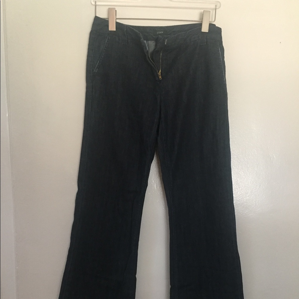 New price! JCrew dark wash trouser jeans