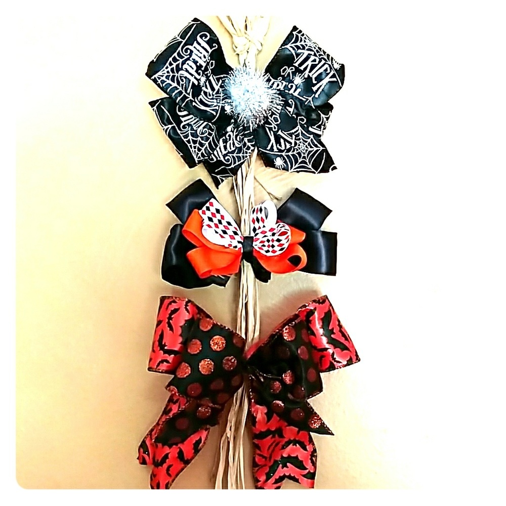 Halloween M/L hair bows