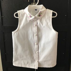 Janie and Jack button up top