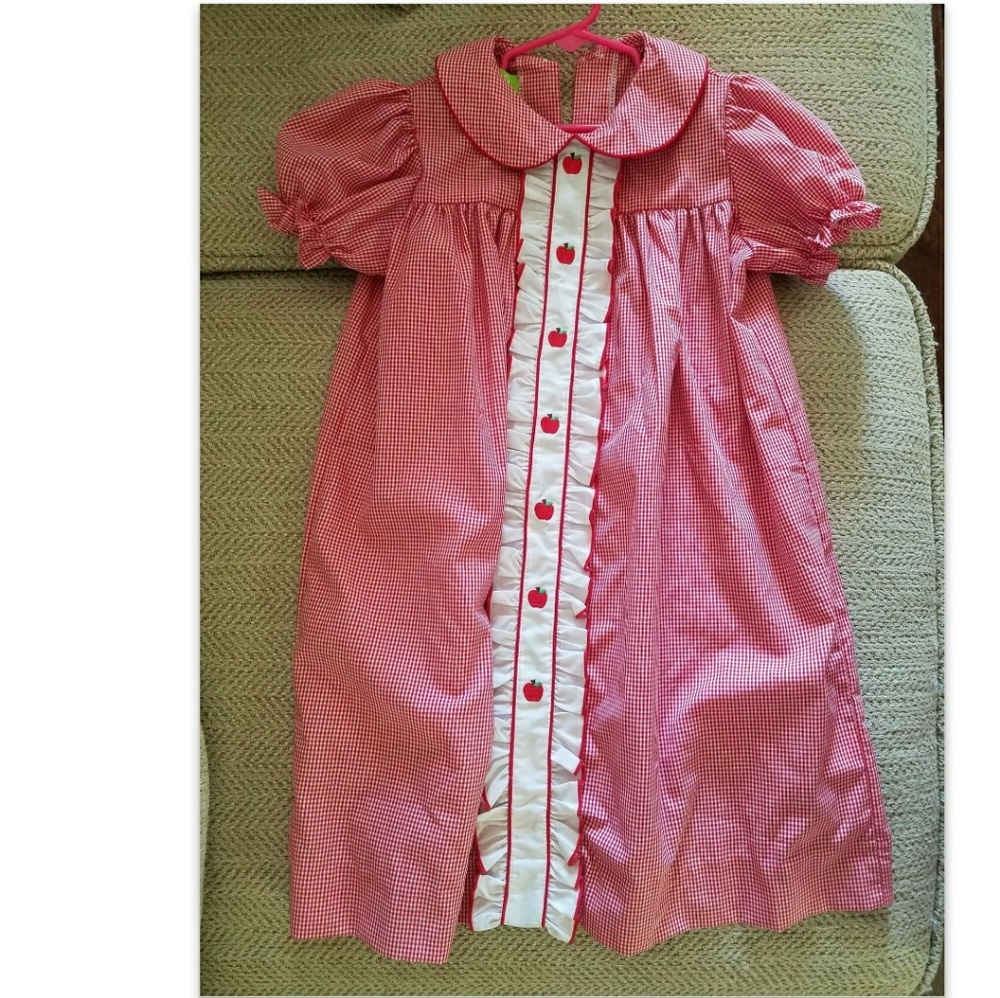 Smocked apple dress