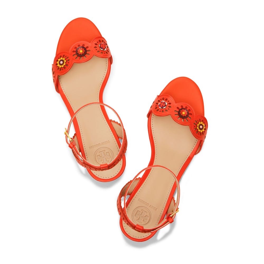 Marguerite Perforated Sandal