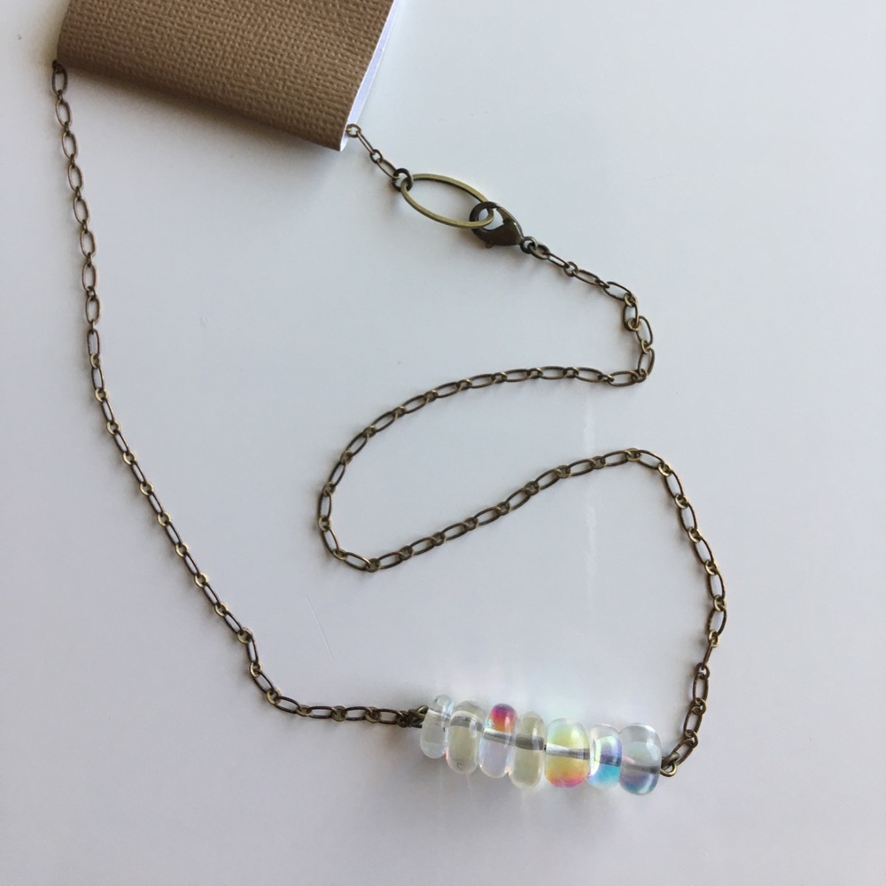Necklace -- simple and refined.