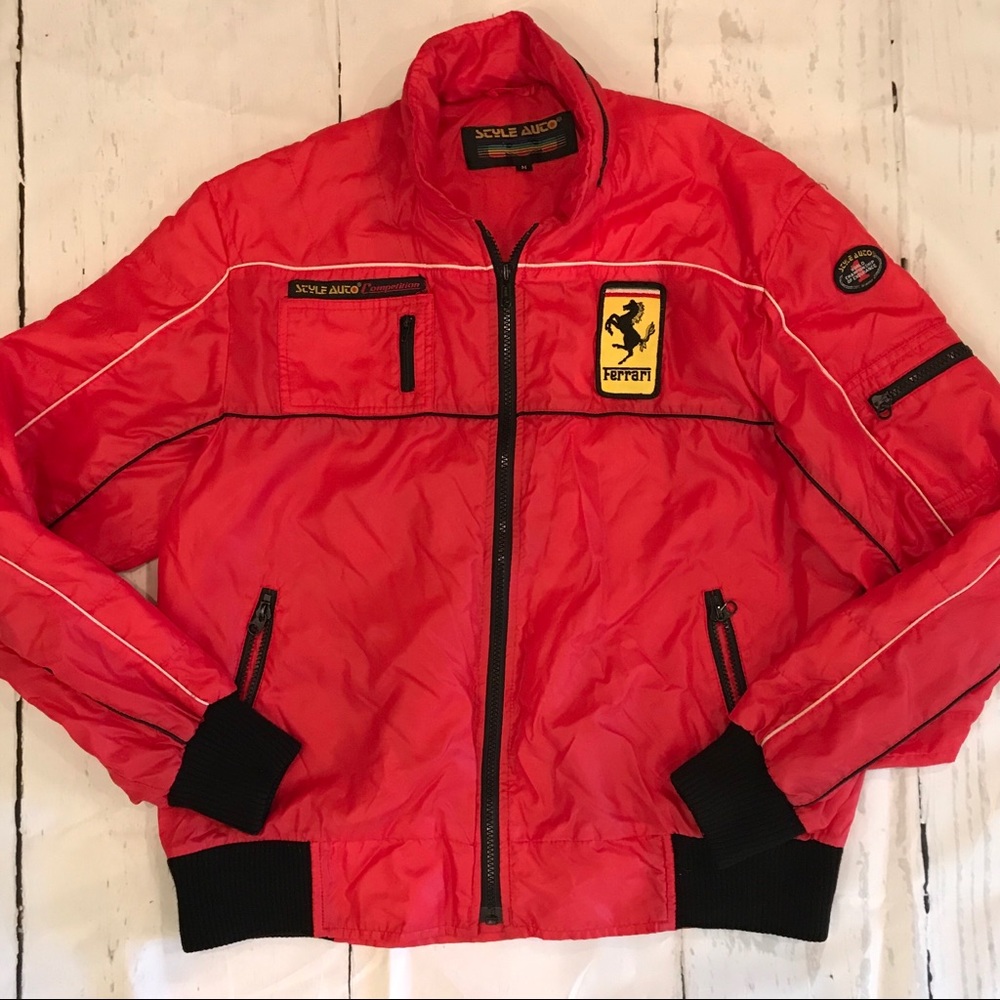 🏁 Vintage Ferrari Racing Jacket