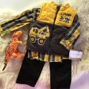 New 3pc set toddler size 3T