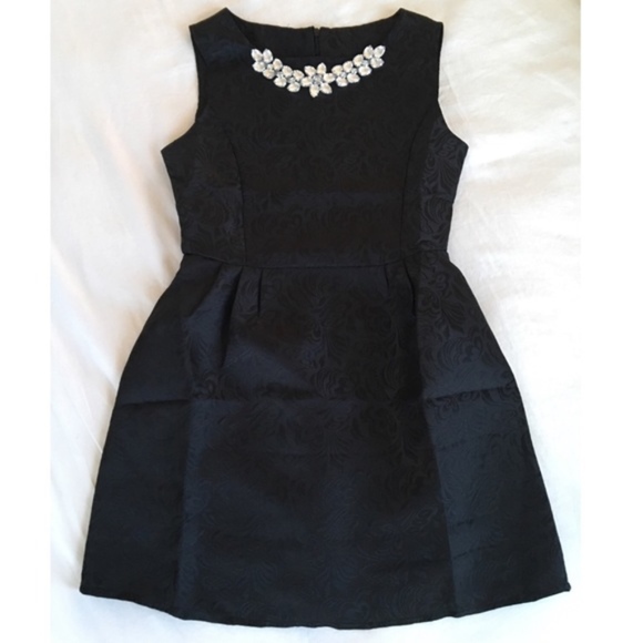 PM Editor Pick❣️Black Fit & Flair Dress - Picture 2 of 4