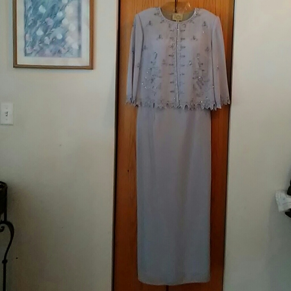 Long Two Piece Dress Set
