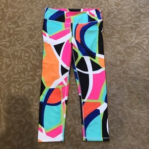 Fabletics multicolored Capri pant